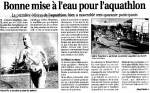 Le Progrs - Aquathlon