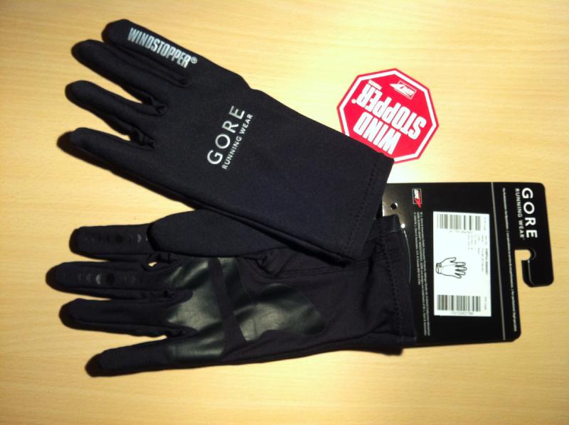 Gants running Gore windstopper