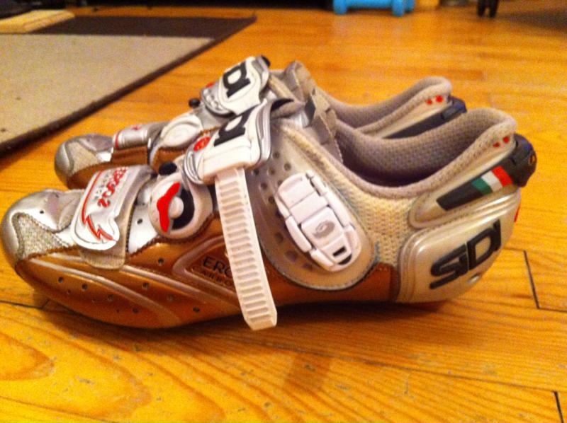 chaussures velo route Sidi Ergo2 P.41 carbon 